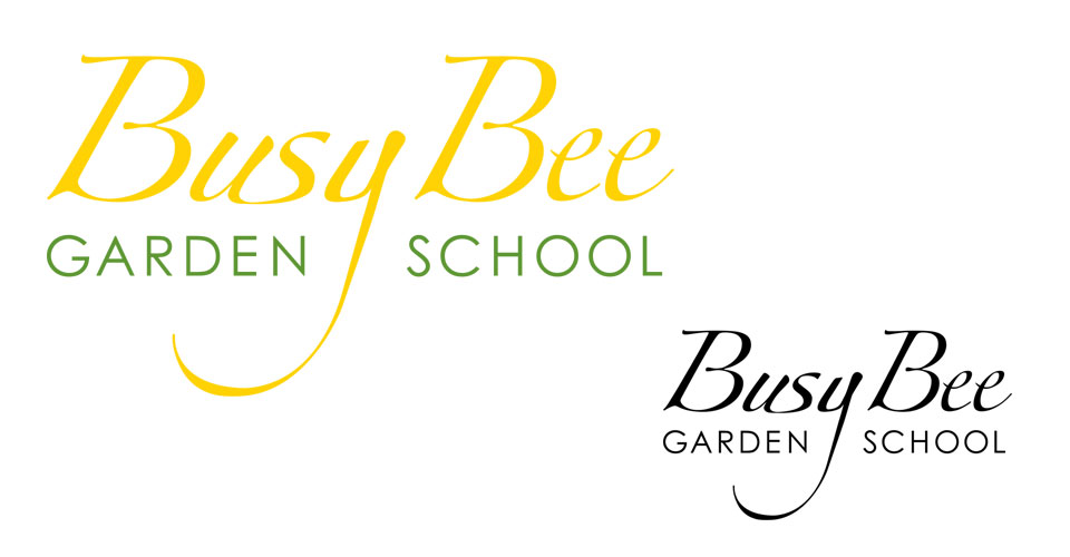 Identity design for Busy Bee Garden School, logo